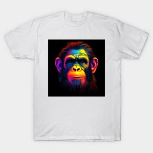 Apes Together Strong Neon Pop Art 3 T-Shirt